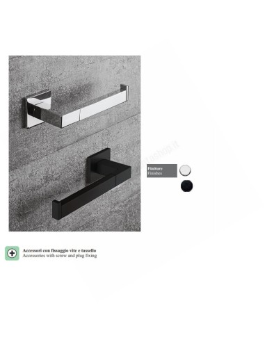 B3708 Paper Holder Bathroom BasicQ Line Colombo Design