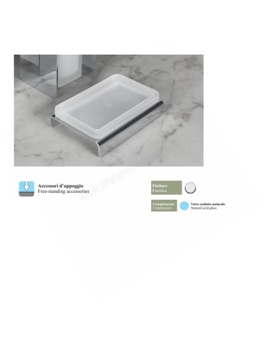 B2940 Standing Soap dish holder Bathroom Forever Line Colombo Design