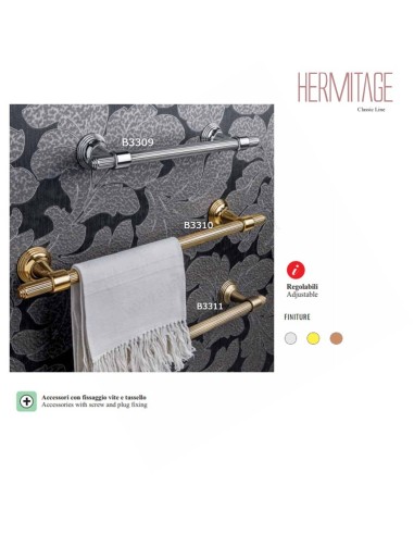 B3309 Towel holder Bathroom Hermitage Line Colombo Design