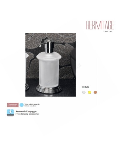 B9336 Standing Soap Dispenser Hermitage Bathroom Line Colombo Design