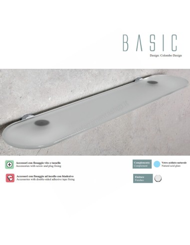 B2716 Shelf Bathroom Basic Line Colombo Design