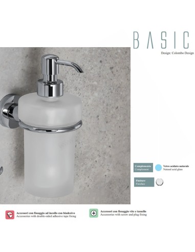 B9332 Soap Dispenser Bathroom Basic Line Colombo Design