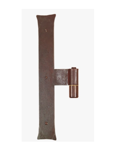 Il Forgiato Forged iron Vertical hinge pivot on plate fixed pin FF 268