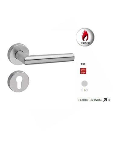 copy of Spagna 101TF Fire Rated Handle Inox Fimet
