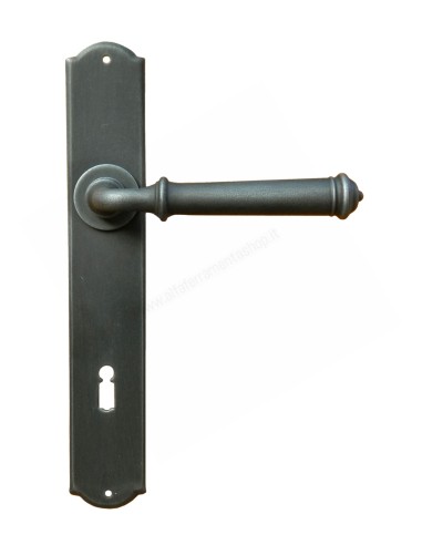 Galbusera Door Handle on Wrought Iron Plate, code 1899