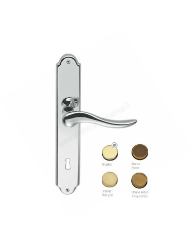 Peter ID 11 P PY Colombo Design Handle for Interior Doors Long Plate