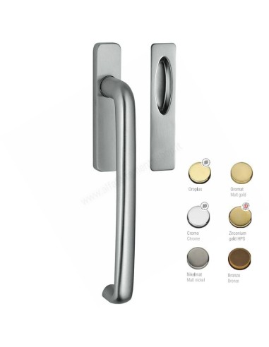 ID 113 Lift Handles Colombo Design in Single Brass