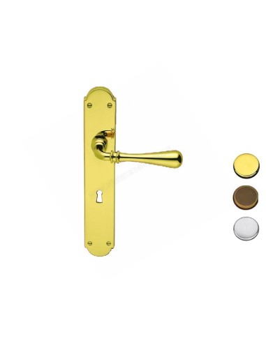 Lidia Antologhia Handle for Internal Doors on Plaque