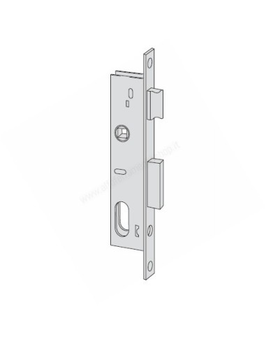 Cisa 44225.25 Lock to tuck into Oval cylinder, for Montanti
