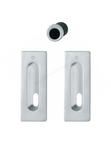 M464 (Kit 4) Pocket door sets and flush pulls Hoppe